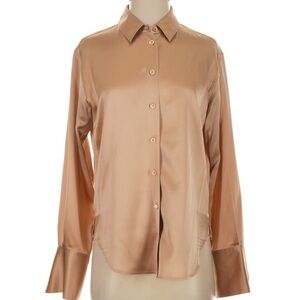 FRAME The Standard Shirt in blush color